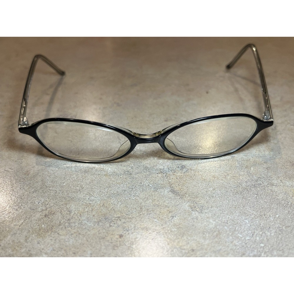 Modo Eyeglass Frames Model 491 Made In Italy Black Clear 46-16-140
